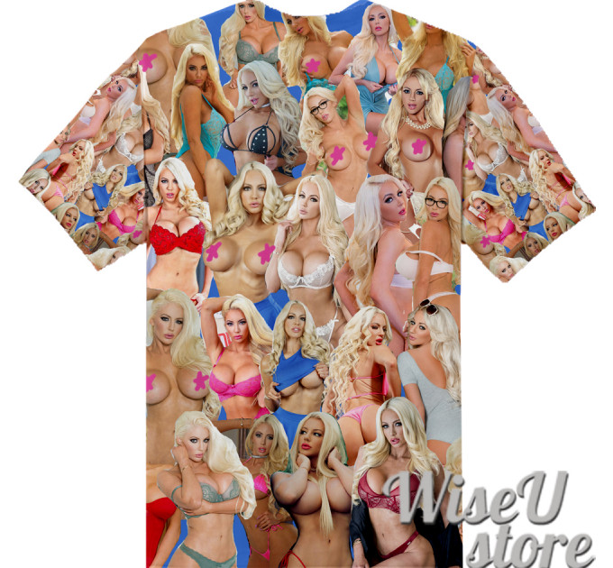 Nicolette Shea Pornstar T-SHIRT Photo Collage shirt 3D