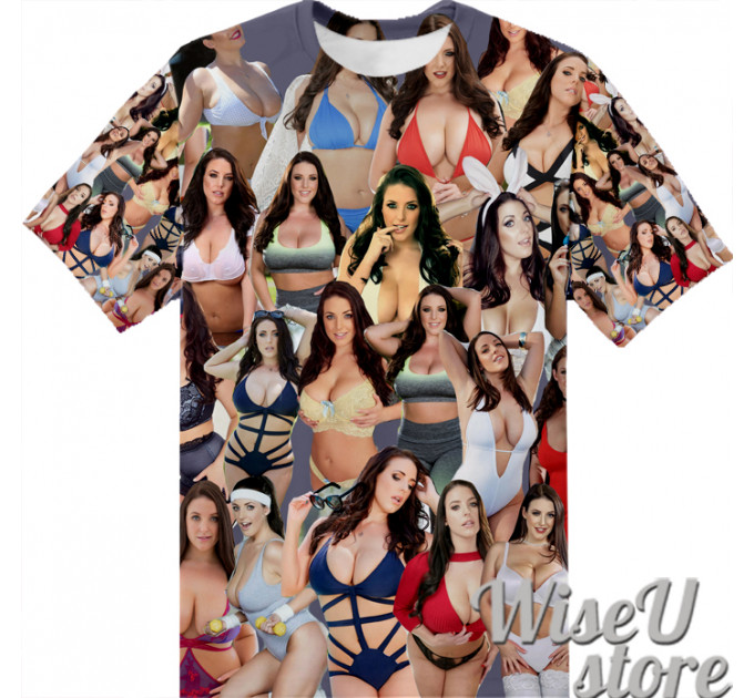 Angela White T-SHIRT Photo Collage shirt 3D