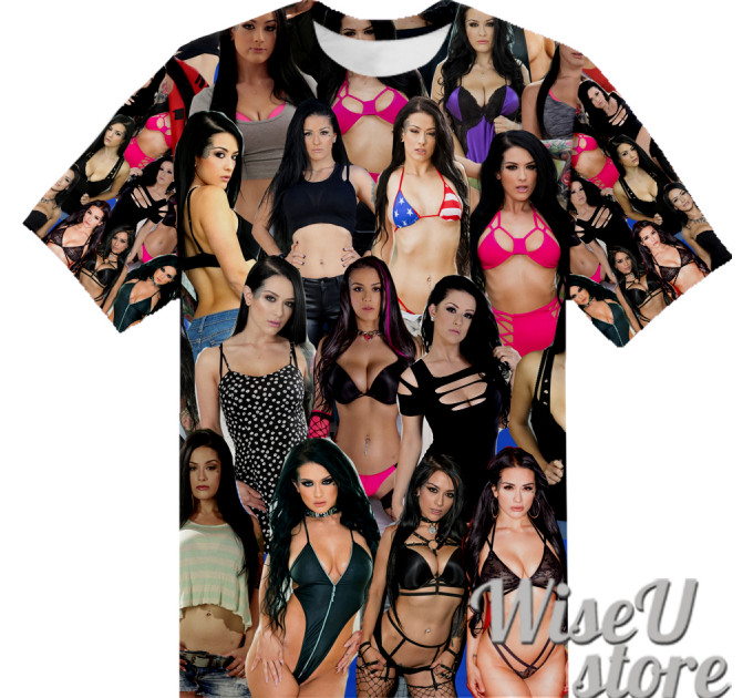 Katrina Jade T-SHIRT Photo Collage shirt 3D
