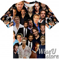 PAUL WALKER T-SHIRT Photo Collage shirt 3D