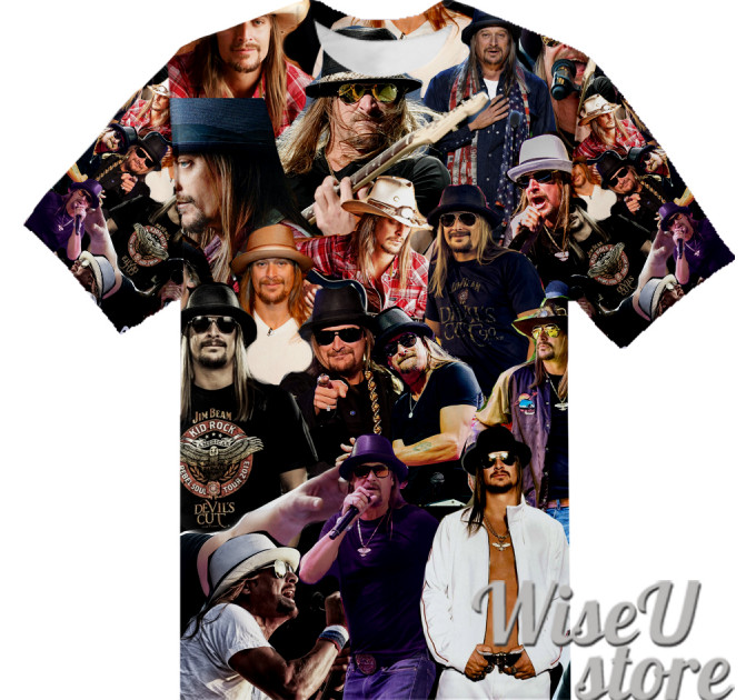 Kid Rock T-SHIRT Photo Collage shirt 3D