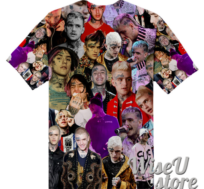 Lil Peep T-SHIRT Photo Collage shirt 3D