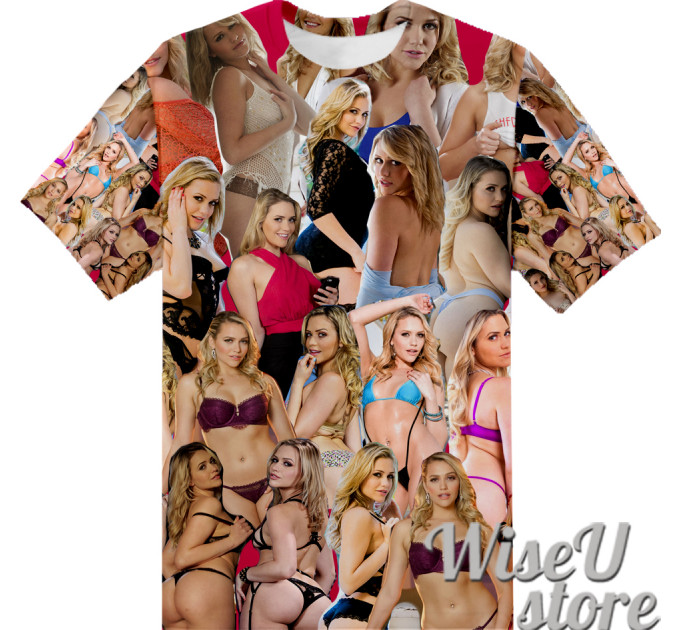 MIA MALKOVA T-SHIRT Photo Collage shirt 3D