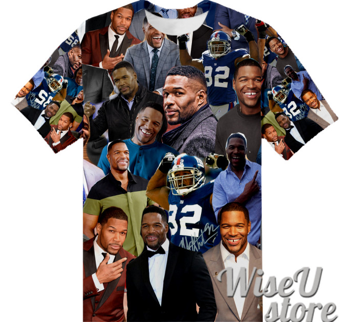 Michael Strahan T-SHIRT Photo Collage shirt 3D