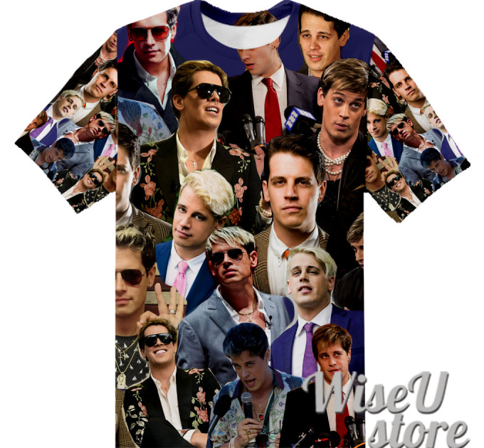 Milo Yiannopoulos T-SHIRT Photo Collage shirt 3D