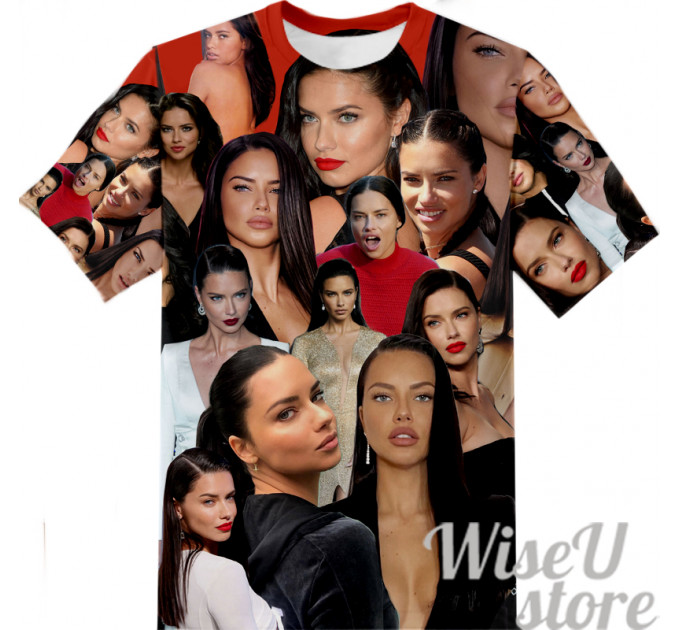 Adriana Lima  T-SHIRT Photo Collage shirt 3D