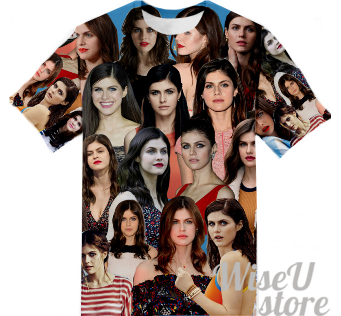 Alexandra Daddario  T-SHIRT Photo Collage shirt 3D