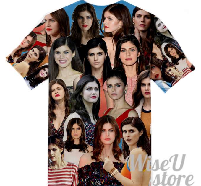 Alexandra Daddario  T-SHIRT Photo Collage shirt 3D