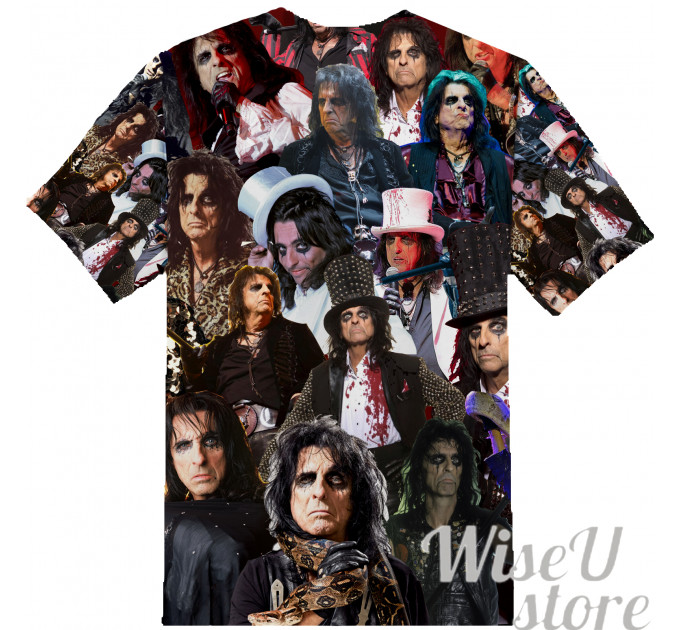 Alice Cooper  T-SHIRT Photo Collage shirt 3D