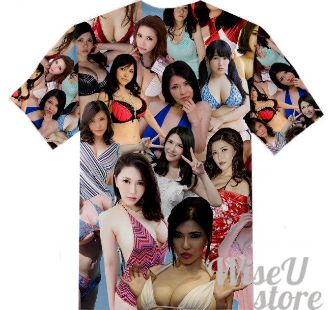 Anri Okita T-SHIRT Photo Collage shirt 3D