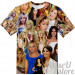 Ashley Tisdale T-SHIRT Photo Collage shirt 3D