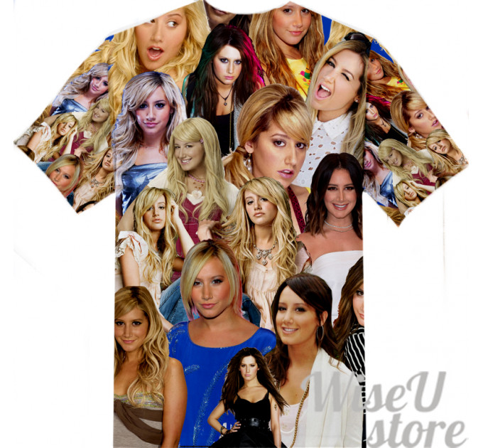 Ashley Tisdale T-SHIRT Photo Collage shirt 3D
