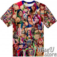 Asuka WWE T-SHIRT Photo Collage shirt 3D