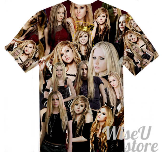 Avril Lavigne T-SHIRT Photo Collage shirt 3D