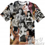 BETTIE PAGE T-SHIRT Photo Collage shirt 3D