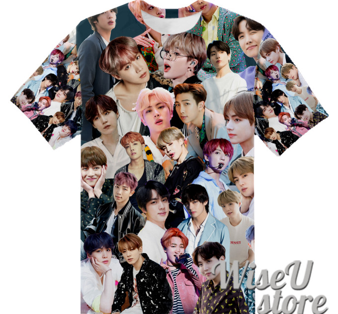 BTS T-SHIRT Photo Collage shirt 3D