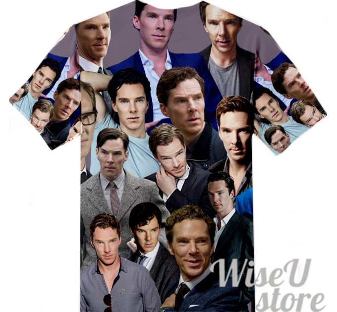 Benedict Cumberbatch T-SHIRT Photo Collage shirt 3D