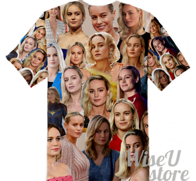 Brie Larson T-SHIRT Photo Collage shirt 3D