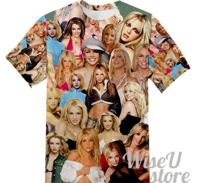 Britney Spears T-SHIRT Photo Collage shirt 3D