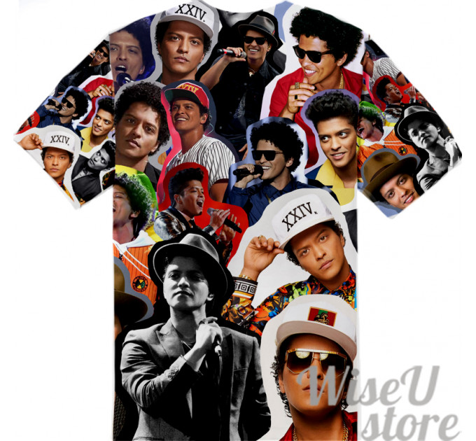 Bruno Mars T-SHIRT Photo Collage shirt 3D