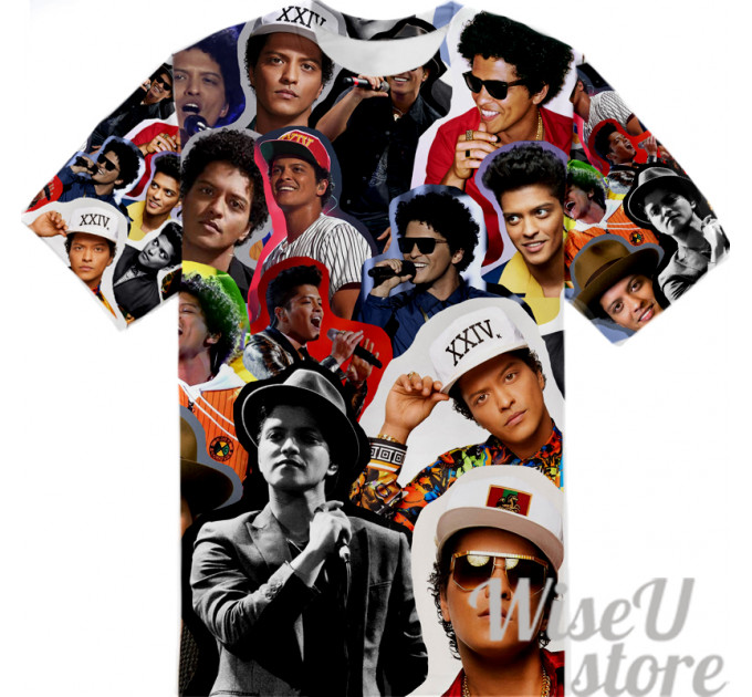 Bruno Mars T-SHIRT Photo Collage shirt 3D
