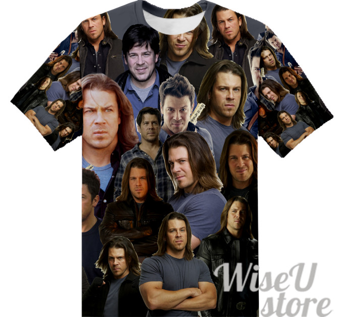 CHRISTIAN KANE T-SHIRT Photo Collage shirt 3D