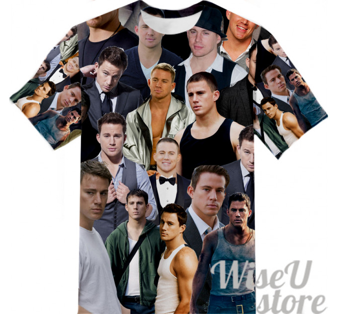 Channing Tatum T-SHIRT Photo Collage shirt 3D