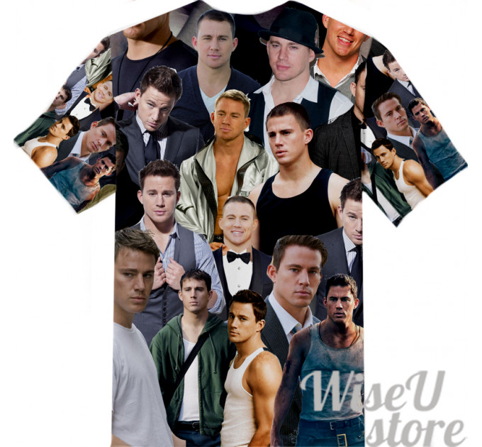 Channing Tatum T-SHIRT Photo Collage shirt 3D