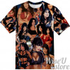 Chyna WWE T-SHIRT Photo Collage shirt 3D