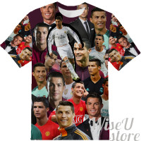 Cristiano Ronaldo T-SHIRT Photo Collage shirt 3D