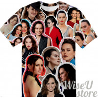 Daisy Ridley T-SHIRT Photo Collage shirt 3D