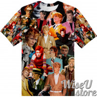 David Bowie T-SHIRT Photo Collage shirt 3D