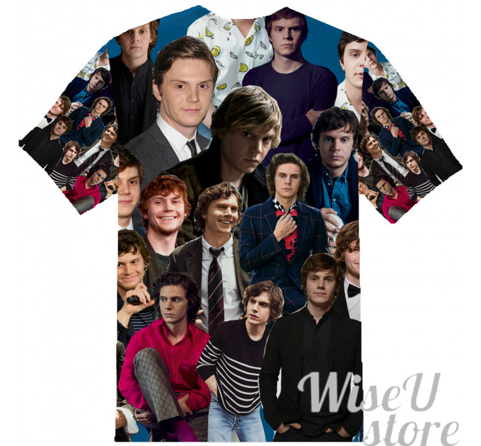 EVAN PETERS T-SHIRT Photo Collage shirt 3D