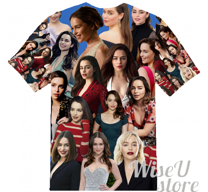 Emilia Clarke T-SHIRT Photo Collage shirt 3D