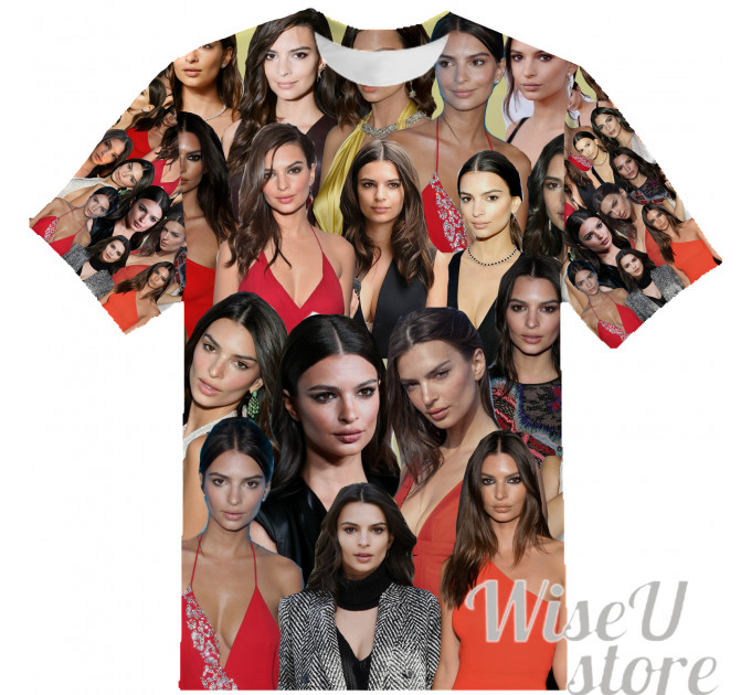 Emily Ratajkowski T-SHIRT Photo Collage shirt 3D