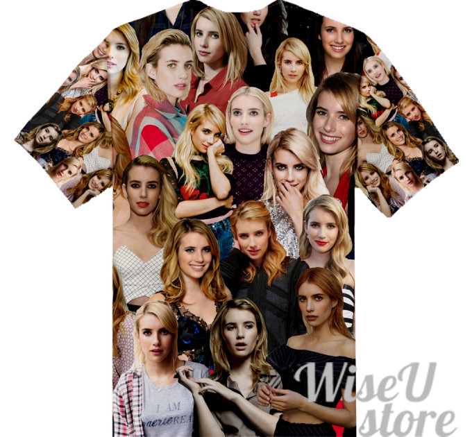 Emma Roberts T-SHIRT Photo Collage shirt 3D