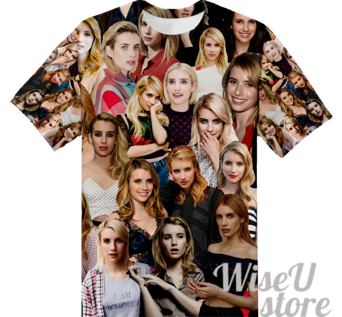 Emma Roberts T-SHIRT Photo Collage shirt 3D