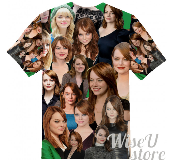 Emma Stone T-SHIRT Photo Collage shirt 3D