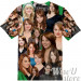 Emma Stone T-SHIRT Photo Collage shirt 3D