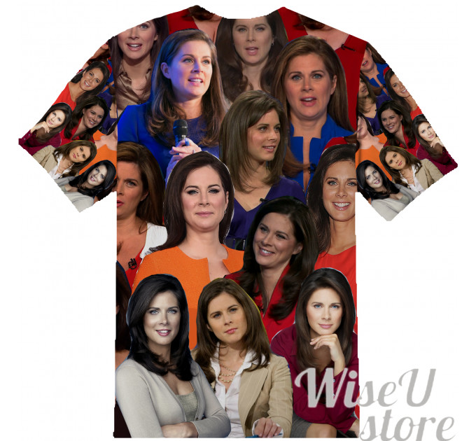 Erin Burnett T-SHIRT Photo Collage shirt 3D