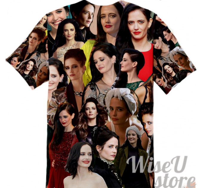 Eva Green T-SHIRT Photo Collage shirt 3D