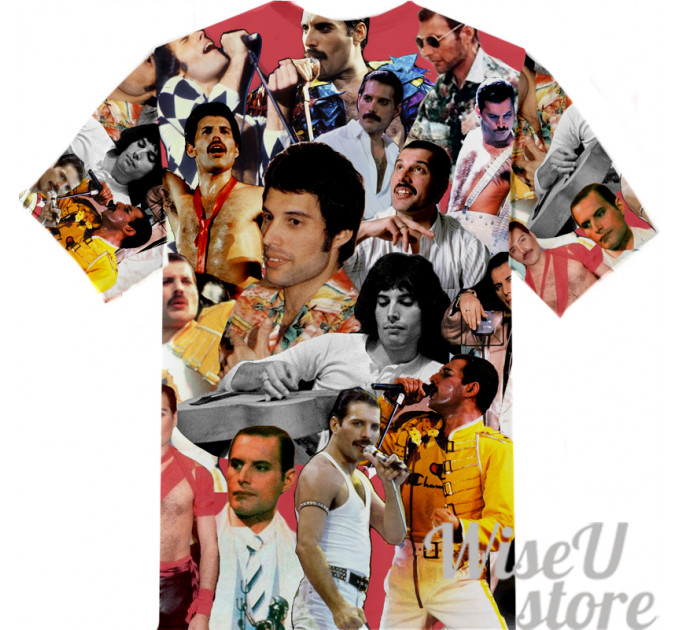 Freddie Mercury T-SHIRT Photo Collage shirt 3D