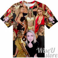 GABBIE CARTER T-SHIRT Photo Collage shirt 3D