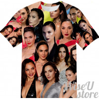 Gal Gadot T-SHIRT Photo Collage shirt 3D