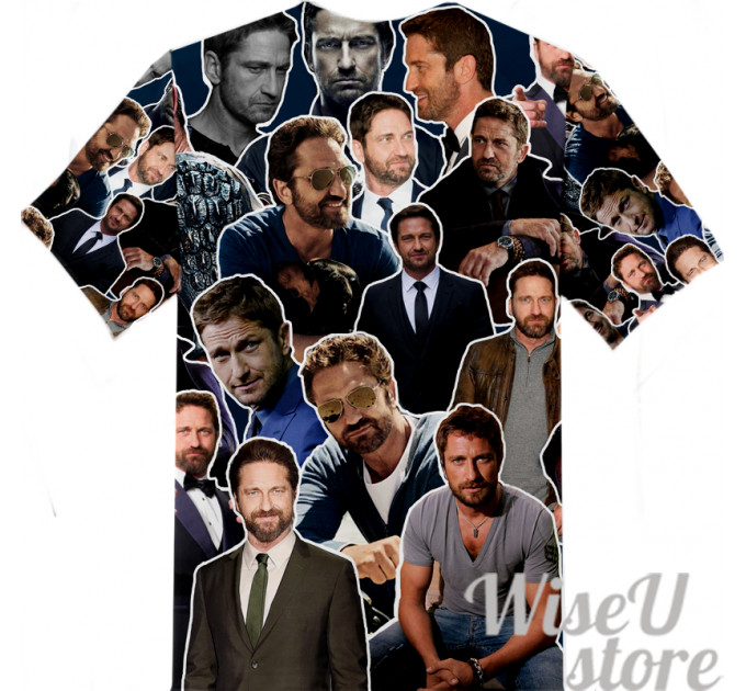 Gerard Butler T-SHIRT Photo Collage shirt 3D