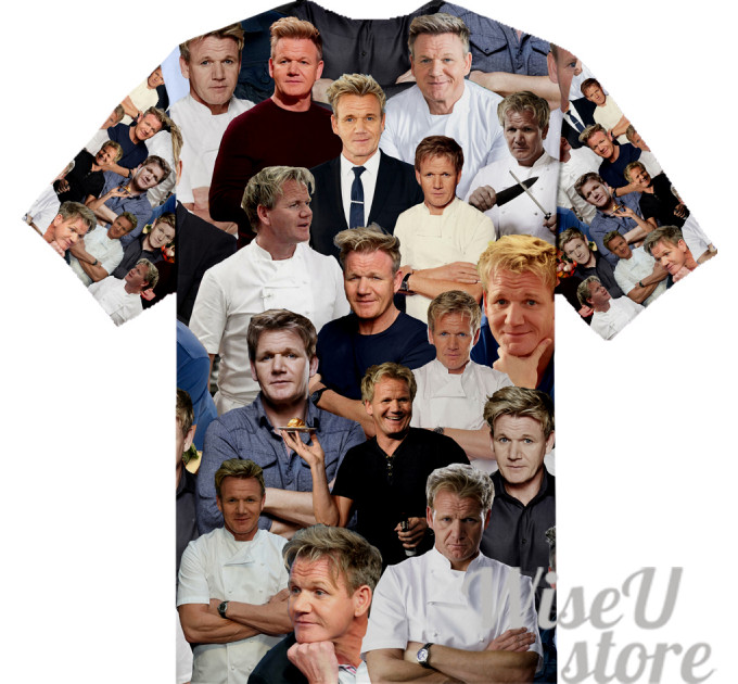 Gordon Ramsay T-SHIRT Photo Collage shirt 3D