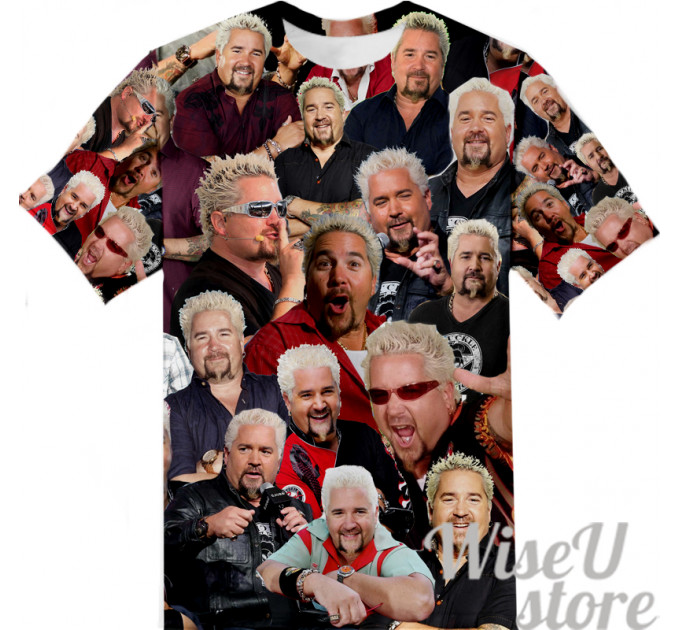 Guy Fieri T-SHIRT Photo Collage shirt 3D
