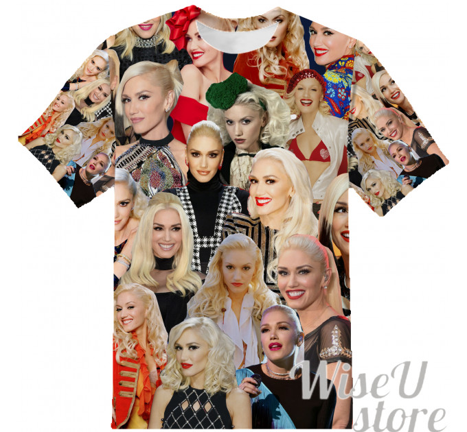 Gwen Stefani T-SHIRT Photo Collage shirt 3D