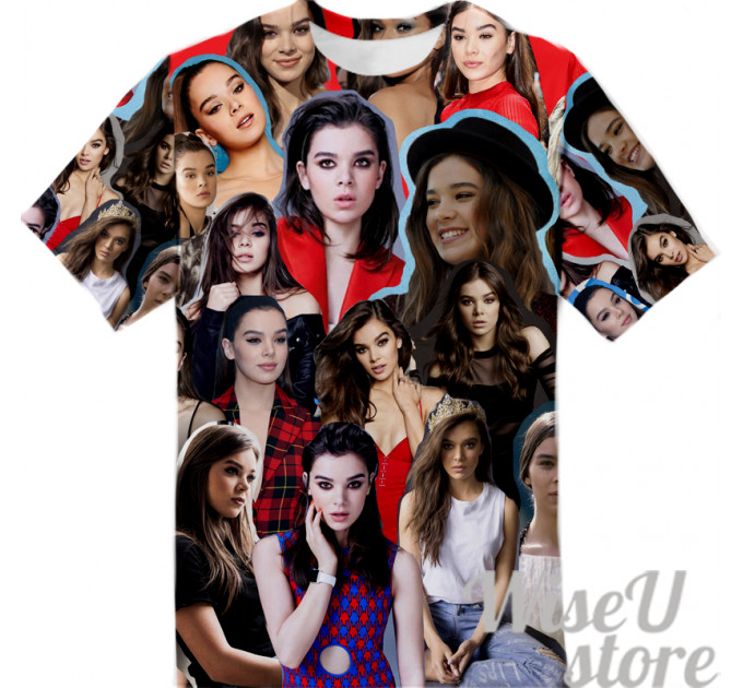 Hailee Steinfeld T-SHIRT Photo Collage shirt 3D