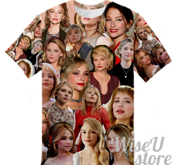 Haley Bennett T-SHIRT Photo Collage shirt 3D